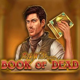 Book of Dead slot logo by Play'n GO at Reipas Casino